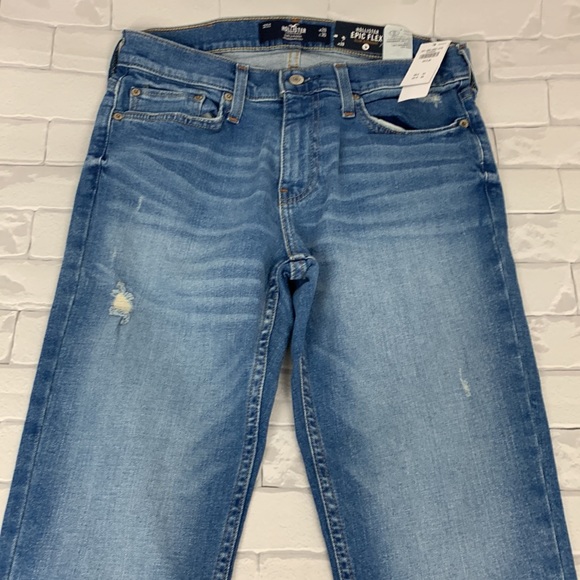 Hollister Epic Flex Slim Straight Jeans. Sz 28. New! NWT - Picture 11 of 15